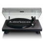 Platine vinyle en bois avec cartouche MMC et encodage PC Noir
