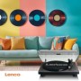 Platine vinyle en bois avec cartouche MMC et encodage PC Noir