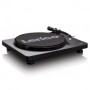 Platine vinyle en bois avec cartouche MMC et encodage PC Noir