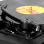 Platine vinyle en bois avec cartouche MMC et encodage PC Noir