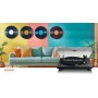 Platine vinyle en bois avec cartouche MMC et encodage PC Noir