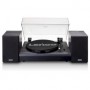 Lecteur de disques avec Bluetooth® et deux haut-parleurs externes noir