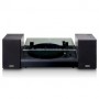 Lecteur de disques avec Bluetooth® et deux haut-parleurs externes noir
