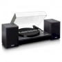 Lecteur de disques avec Bluetooth® et deux haut-parleurs externes noir