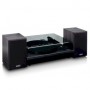 Lecteur de disques avec Bluetooth® et deux haut-parleurs externes noir