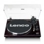 Lecteur de disques avec transmission Bluetooth® brun foncé