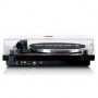 Lecteur de disques avec transmission Bluetooth® brun foncé