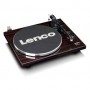 Lecteur de disques avec transmission Bluetooth® brun foncé