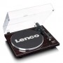 Lecteur de disques avec transmission Bluetooth® brun foncé