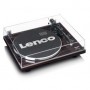 Lecteur de disques avec transmission Bluetooth® brun foncé