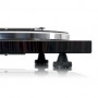 Lecteur de disques avec transmission Bluetooth® brun foncé