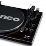 Lecteur de disques avec transmission Bluetooth® brun foncé