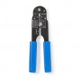Pince à Sertir | CAT5e / CAT6 / CAT6a | Coupe / Décapage / Pince | ABS / Acier | Bleu