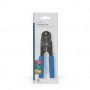 Pince à Sertir | CAT5e / CAT6 / CAT6a | Coupe / Décapage / Pince | ABS / Acier | Bleu