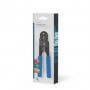 Pince à Sertir | CAT5e / CAT6 / CAT6a | Coupe / Décapage / Pince | ABS / Acier | Bleu