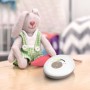 Babyfoon Full Eco DECT, blanc/taupe