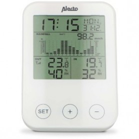 Station météo avec capteur sans fil Noir / Gris