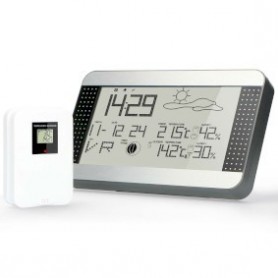 Station météo avec capteur sans fil Silver