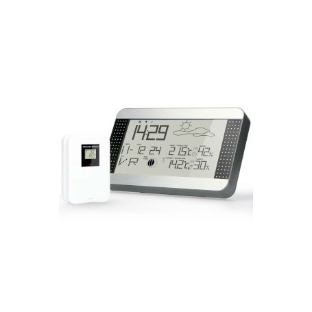 Station météo avec capteur sans fil Silver