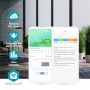 Moniteur de qualité de l\'air SmartLife | Wi-Fi | Affichage inclus | Dioxyde de carbone (CO2) / Humidité / Température | Android™ / IOS | Blanc / Noir