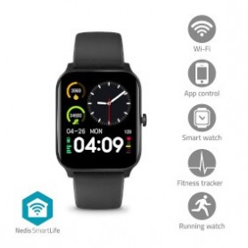 Montre SmartLife | LCD | IP68 | Durée de fonctionnement maximale: 14400 min | Android™ / IOS | Noir