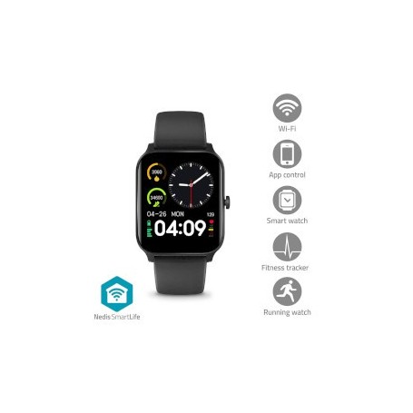 Montre SmartLife | LCD | IP68 | Durée de fonctionnement maximale: 14400 min | Android™ / IOS | Noir
