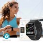 Montre SmartLife | LCD | IP68 | Durée de fonctionnement maximale: 14400 min | Android™ / IOS | Noir