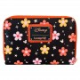 Loungefly Disney Mickey &38 Minnie Floral Ghost wallet