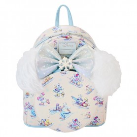 Loungefly Disney Mickey and Friends Winter Wonderland backpack + headband set 26cm