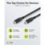 Câble USB-C™, USB 3.2, 60 W, 10 Gbit/s, Power Delivery, 3 mConnecteur USB-C™ Connecteur USB-C™