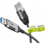 Câble Ethernet USB-A 3.0 vers RJ45, Slim, 15 mconnecte un routeur, modem ou switch réseau au port USB-A de l\'ordinateur portable, tablette ou smartphone