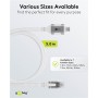 Câble Ethernet USB-C™ 3.1 vers RJ45, 5 mconnecte un routeur, modem ou switch réseau au port USB-C™ de l\'ordinateur portable, tablette ou smartphone