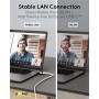 Câble Ethernet USB-C™ 3.1 vers RJ45, Slim, 15 mconnecte un routeur, modem ou switch réseau au port USB-C™ de l\'ordinateur portable, tablette ou smartphone