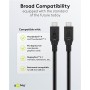 Câble USB-C™, USB4™, 100 W, 20 Gbit/s, Power Delivery, 1 mConnecteur USB-C™ Connecteur USB-C™