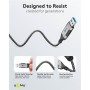 Câble Ethernet USB-A 3.0 vers RJ45, Slim, 10 mconnecte un routeur, modem ou switch réseau au port USB-A de l\'ordinateur portable, tablette ou smartphone
