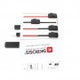 Adaptateur de Voyage MUV USB AC 65 PD65 W, chargeur 1x USB-C™ et 1x USB-A plus fiches d\'alimentation internationales pour appareils non mis à la terre, 2 broches