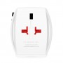Adaptateur de Voyage MUV USB AC 65 PD65 W, chargeur 1x USB-C™ et 1x USB-A plus fiches d\'alimentation internationales pour appareils non mis à la terre, 2 broches