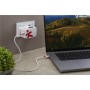 Adaptateur de Voyage World USB Charger AC65PD65 W, chargeur 1x USB-C™ et 1x USB-A pour les connexions secteur internationales (non mises à la terre, 2 broches)