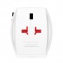 Adaptateur de Voyage MUV USB AC 45 PD45 W, chargeur 1x USB-C™ et 1x USB-A plus fiches d\'alimentation internationales pour appareils non mis à la terre, 2 broches