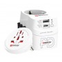Adaptateur de Voyage PRO Light USB AC45PD45 W, chargeur 1x USB-C™ et 1x USB-A plus fiches d\'alimentation internationales pour appareils à 2 et 3 broches