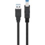 USB 3.0 Adaptateur de Disque Dur pour IDE et SATASet adaptateur pour disques durs HDD et SSD, lecteurs de CD et de DVD, avec bloc d\'alimentation et câble de connexion