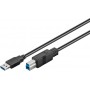 USB 3.0 Adaptateur de Disque Dur pour IDE et SATASet adaptateur pour disques durs HDD et SSD, lecteurs de CD et de DVD, avec bloc d\'alimentation et câble de connexion