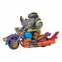 Tortues Ninja figurine Chopper mit Rocksteady