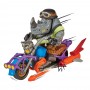 Tortues Ninja figurine Chopper mit Rocksteady