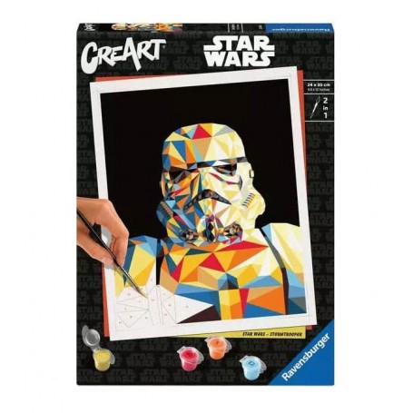 Star Wars set de peinture par numéros CreArt Stormtrooper 24 x 30 cm