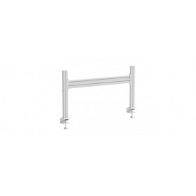 InLine® Slatwall table mount, panel aluminium 1m incl. 2 pillars, 0.43m