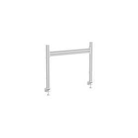 InLine® Slatwall table mount, panel aluminium 1m incl. 2 pillars 0.86m