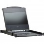 ATEN CL6700MW DE Single Rail 17.3\" LCD Console (USB, HDMI / DVI / VGA) DE layout