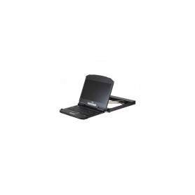 ATEN CL3800NW DE Short Dual-Rail 18.5\" LCD console (USB HDMI DVI VGA) DE layout