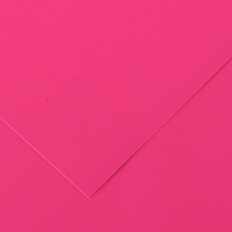 CANSON Papier Vivaldi, 500 x 650 mm, 250 g/m2, rose fluo